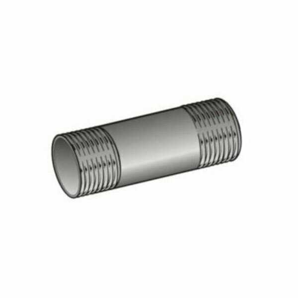 Pannext Fittings PanNext NB-2035 Pipe Nipple, 2 in, Steel, SCH 40 Schedule, 3-1/2 in L 588-035HC